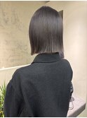 ブリーチ1回でつくるラベンダーグレージュ/関内美容室