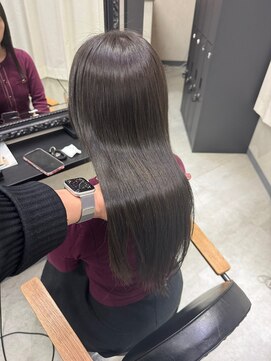 エス 天満扇町(esu) IS69髪質改善カラー/アイスグレージュ