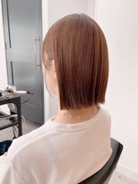 ネオリーブ クーロ(Neolive curro)&nbsp;小顔タッセルボブ×似合わせカット[ボブ/縮毛矯正/横浜韓国]