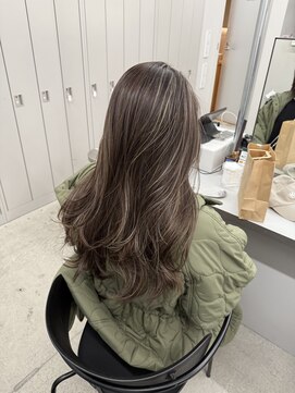 クレア 上大岡(CREA) ハイライトバレイヤージュダブルカラーケアブリーチ30代40代50代