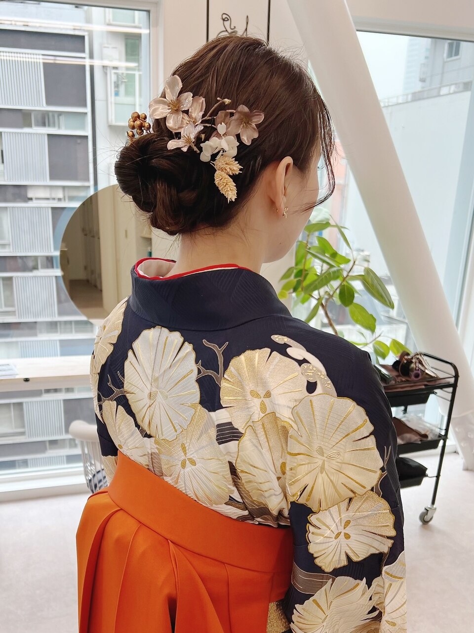 袴着付け/卒業式着付け/袴ヘアセット/袴ヘアアレンジ/卒業式ヘア