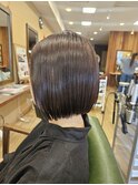 切りっぱなしボブ　『ノフ』トリートメントストレート