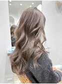 原宿表参道柔らかな艶と透明感がかわいい！チャコールグレージュ