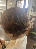 ショートヘア_やわらかブラウン
