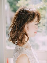 アジュール 倉敷店(Azule) Azule/ウェーブパーマ/オレンジブラウン