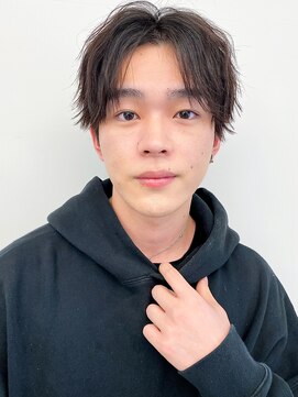 アイスバーグ ウェスト 清澄白河(eyesburg W/est) メンズニュアンスパーマ韓国風マッシュナチュラルフェザーパーマ