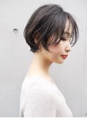 【morio札幌】札幌ショート　大人かわいい黒髪ショートボブ