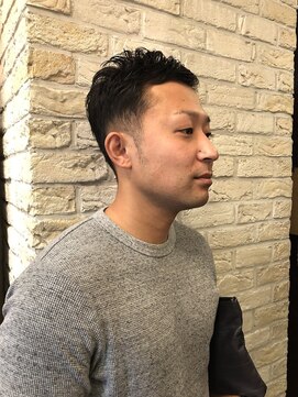 グラッドバーバードットエビス 恵比寿(GLAD BARBER. EBISU) サーフカール/スパイキーショート/ブルーブラック[恵比寿]
