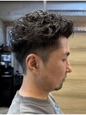 ツイストスパイラルパーマ/スパイキーショート/ツーブロック
