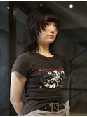 【倉田真希】ウルフレイヤー　シャギー　グランジ　前髪あり