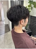 MEN'S HAIR  ゆるめ波巻きパーマ