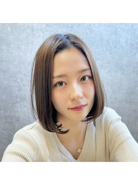アグ ヘアー ネスト 茨木店(Agu hair nest) 大人ボブ 20代30代40代ヘア 小顔 大阪ボブ 茨木