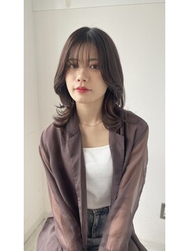 エクリ シセイドウ 麻布十番店(equri×SHISEIDO) 【麻布十番】ミディアムヘア