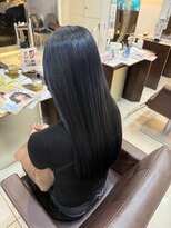 フォルテ 草薙店&nbsp;ブルーブラック　韓国ヘア　西村ひより