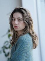 ワン 川崎(ONE)&nbsp;オリーブベージュ/ウェットヘア /レイヤーカット/川崎