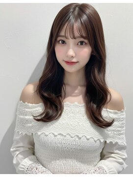 アース 大曽根店(HAIR&MAKE EARTH) 20代30代◎冬の暗めカラー×ハッシュカットで小顔美人