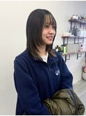 クラゲヘアー/小顔に見せるヘア/ココアベージュ/横浜