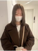 【Ito／梅田】ミディアムレイヤー×オリーブベージュ