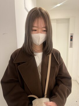 イト(ito) 【Ito/梅田】ミディアムレイヤー×オリーブベージュ