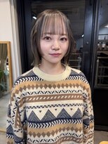 サンドレオ 新宿店(sand Leo)&nbsp;ミディアムレイヤーカット/髪質改善/韓国/前髪/新宿/ブリーチ