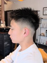 ボイスバーバー 高野店(VOICE BARBER)&nbsp;スパイキーフェザーアップ　【京都市　理容室】