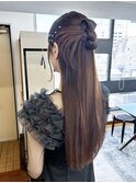 ハーフアップカチモリ