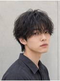リバースセンターパート/ニュアンスパーマ/ダウンバング/心斎橋