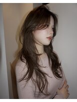 ディーン ジュスィ 栄店(DEAN JECY)&nbsp;アーバンヘア顔周りレイヤーミルクティーブラウンダブルカラー