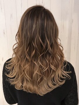 ディバイス カラーアンドエクステ(Device) 【Device】透明感アッシュブラウン＋シールエクステ