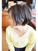 うしろの丸みがかわいいショートボブ【BELL桜新町/用賀】