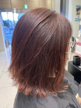 アヴァンス 深井店(AVANCE.) オレンジカラー×切りっぱなし