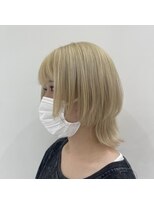 アブニール 我孫子(AVENIR)&nbsp;ブロンドベージュ×ショートウルフ【AVENIR我孫子・我孫子駅前】