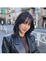 ドットハリス(.Hallis) 大人かわいい/小顔/ミディアムレイヤー/20代30代40代