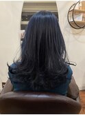 ブルーブラック♪艶髪