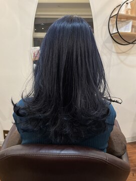 ヴィサージュエーデル(VISAGE edel) ブルーブラック♪艶髪