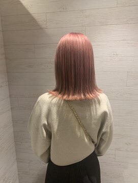 ティグルフォーヘア(TIGRE for hair) 淡ピンク☆ベビーピンク☆ハイトーンカラー☆ニュアンスカラー