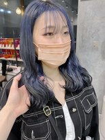 ラック 本厚木店(LUCK)&nbsp;ネイビーブルー/ケアブリーチ【飯田昌輝】