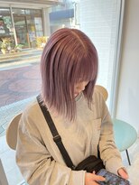 コレット 宇都宮(collet Gigi)&nbsp;ラベンダーパール/切りっぱなしボブ