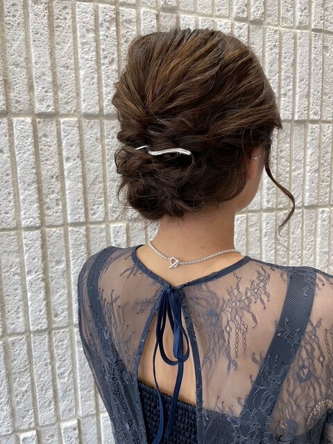 【clomus】パーティーヘアセット