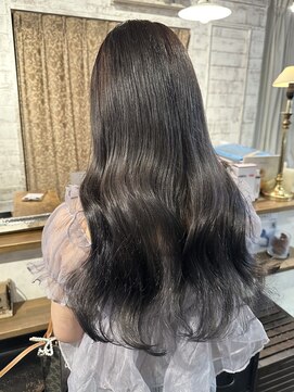 トロニー(TLONY) グレージュ透明感 韓国スタイル ヨシンモリ アッシュブラック