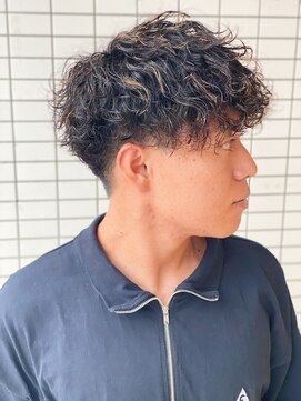 スウェル 船橋店(Swell) ハイライト/マッシュパーマ/ウルフ/波巻き/メンズ