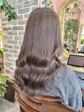 ヤード 藤沢(YARD) ブリーチ無しグレージュ×艶カラー【藤沢駅/藤沢】