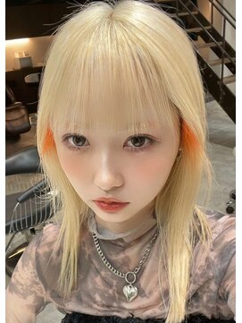 ディーン 岡崎店(DEAN) イヤリングカラーダブルカラーインナーカラーケアブリーチ