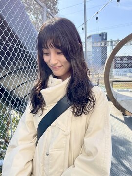 プライベートサロン キッテ(private salon kitte.) デジタルパーマなウェーブロング