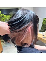 ナチュラル ヘアーデザイニング(Natural hair designing) インナーカラー  @anju_takei