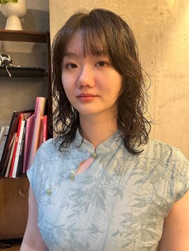 ナループロアボタン(Nalu pu loa BOTAN) レイヤーパーマ/レイヤーミディアム/シャギーレイヤー