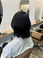 ユッカ 梅田(YUCCA) 【 YUCCA 】大人可愛い20代30代ブラックカラー/暗髪カラー
