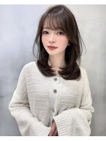 プアメリア 名古屋(Puamelia)&nbsp;顔まわりカット×シースルーバング［名古屋］