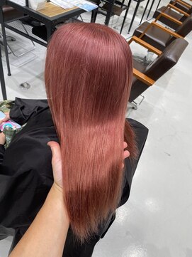 フォルテ 島田店 ブリーチ有り　ピンクベージュ