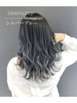 アンジェ(Ange) ダブルカラー、インナーカラー、ハイライト、エクステ、ブリーチ